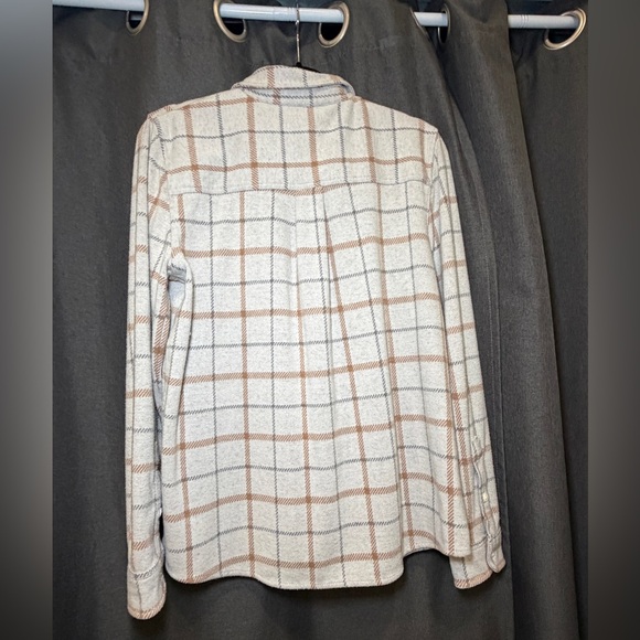 FAHERTY | Classic sweater shirt Sandy Trails Plaid - Picture 8 of 11